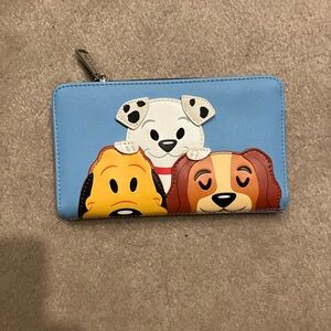 Loungefly Blue Disney Dogs Wallet